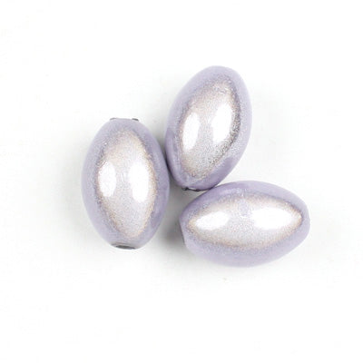 Top Quality 9.5*14mm Olive Miracle Beads,Ice Blue,Sold per pkg of about 880 Pcs