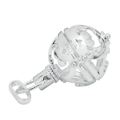 25*30mm Necklace Pendant Hollow Box,Silver Plated Pregnancy Peace Ball cage for 16mm beads,1pcs/lot