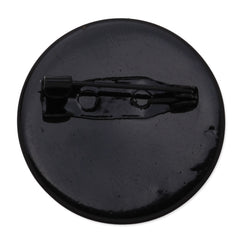 25MM(inner size) Round Brooch Blank,Brass filled,Black Plated,50pieces/lot