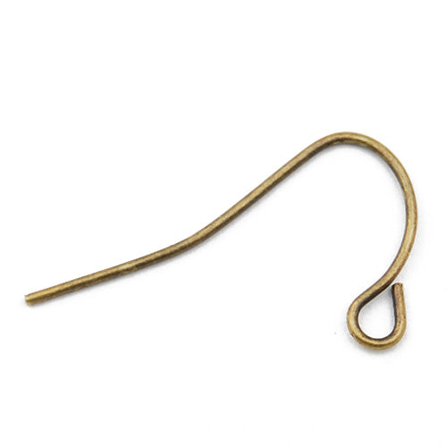 Metal Antique bronze Earwire,22MM,Sold 1000 Pcs per pkg