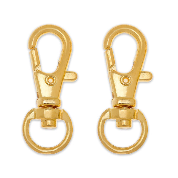 32*12mm Zinc alloy Key Chain with lobster clasp Wallet Chain Clasp Personalized Gift gold 30 pcs 10182604