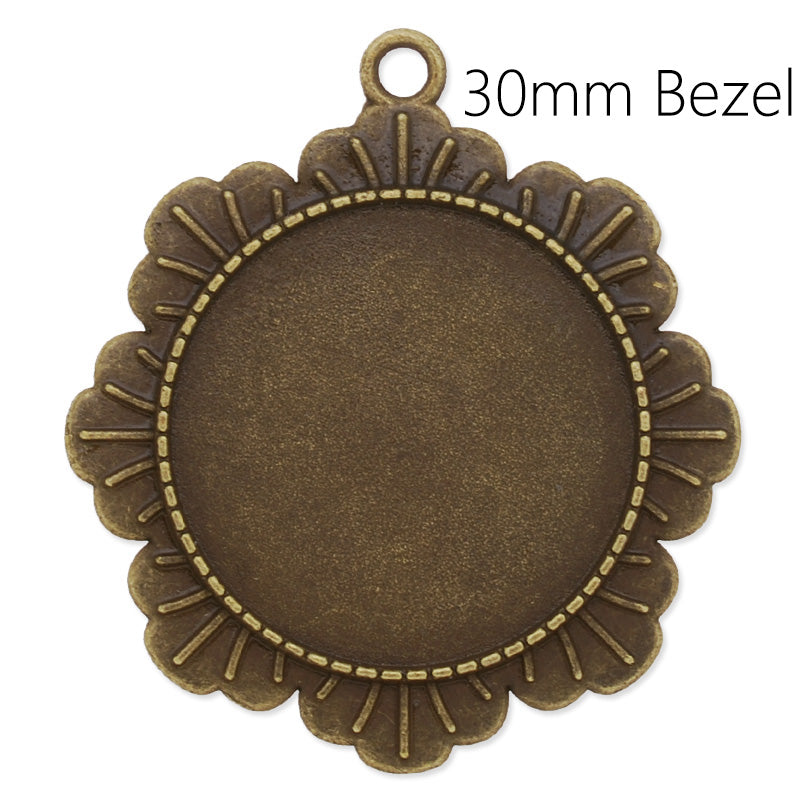 30mm Round Pendant tray,Zinc alloy filled,antique Bronze plated,20pcs/lot