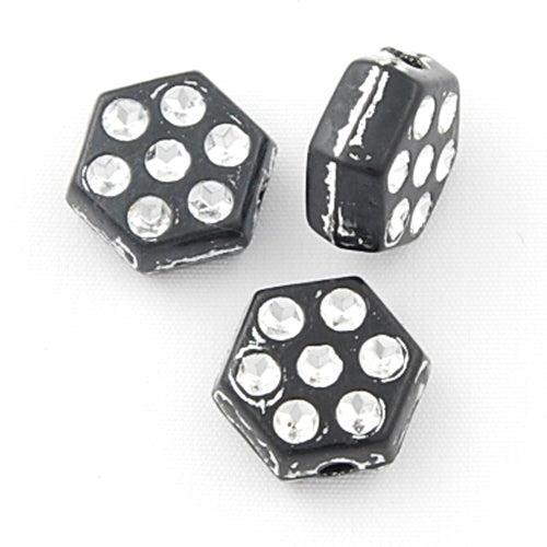 5*8 MM Plastic Beads with diamond,Sold per pkg of 2200 PCS