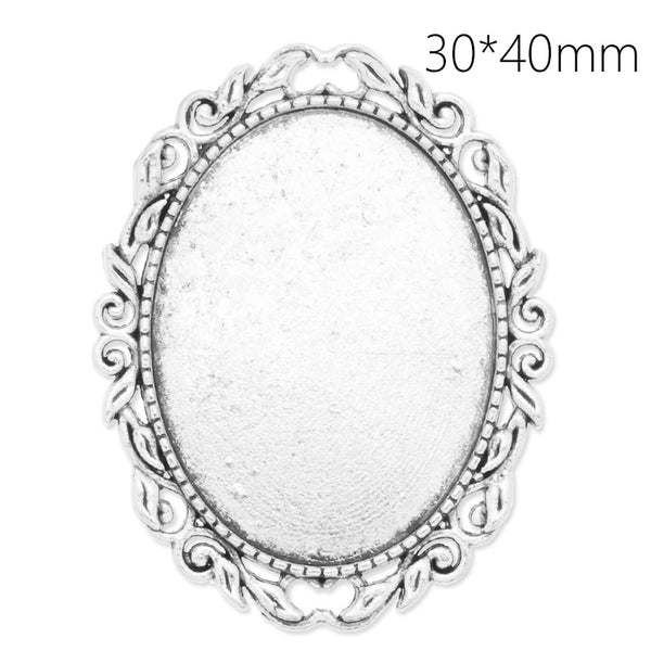 30x40mm anqitue silver plated oval brooch blank,brooch bezel,hollow arabesquitic around,zinc alloy,lead and nickle free,sold by 10pcs/lot