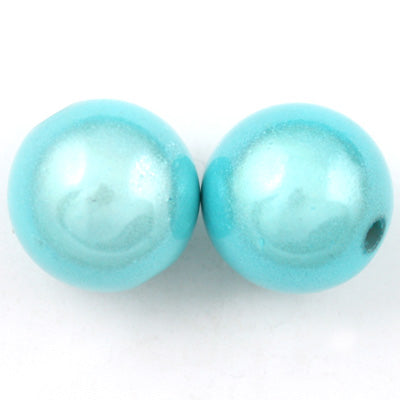 Top Quality 18mm Round Miracle Beads,Sapphire,Sold per pkg of about 170 Pcs