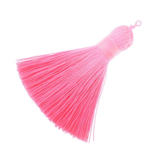 7.8cm  DIY Jewelry Handmade Tassels, Braided Long Handmade Jewelry Tassels light pink,6pcs/lot