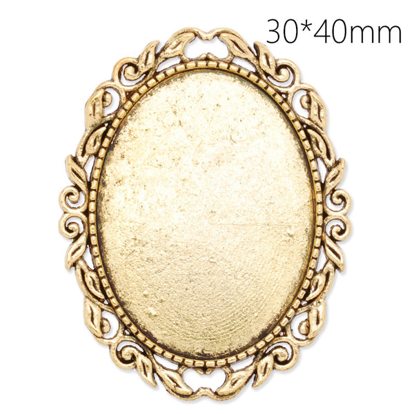 30x40mm anqitue gold plated oval brooch blank,brooch bezel,hollow arabesquitic around,zinc alloy,lead and nickle free,sold by 10pcs/lot
