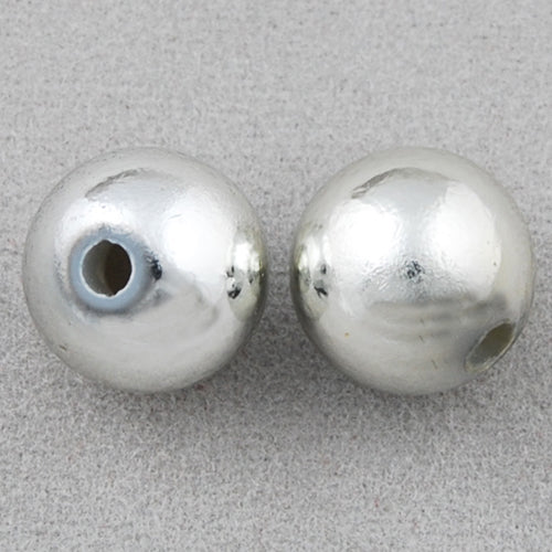12MM Coated Beads,Imitation Rhodium,Sold per by one package of 580PCS
