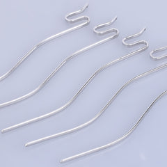 135mm Iron Snake Hair Stick Hair Pin Hair Clip Hair Stick minimalist modern Hair Accessory hair jewelry Nickel 10pcs
