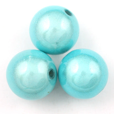 Top Quality 12mm Round Miracle Beads,Sapphire,Sold per pkg of about 560 Pcs