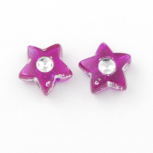 4.5*9 MM Plastic Beads with diamond,Sold per pkg of  3000 PCS