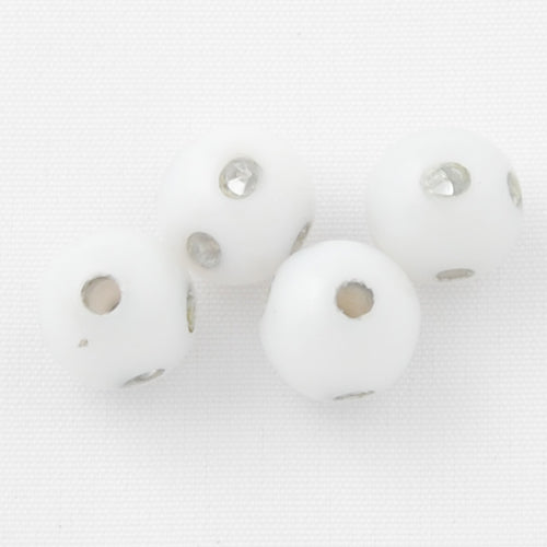 6 MM Acrylic Beads with Diamond,Sold per one package of 5200 PCS