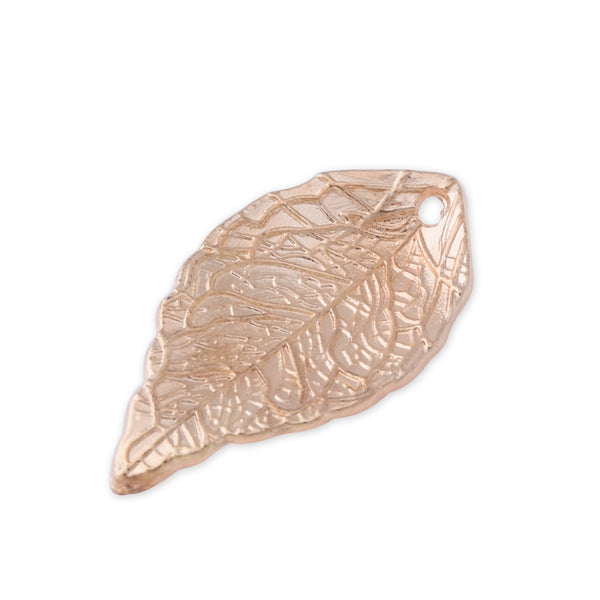 20 Gold 2.5*1.4 cm Charm Alloy Leafs Metal Pendant accessories Jewelry findings Diy Handmade Pendants