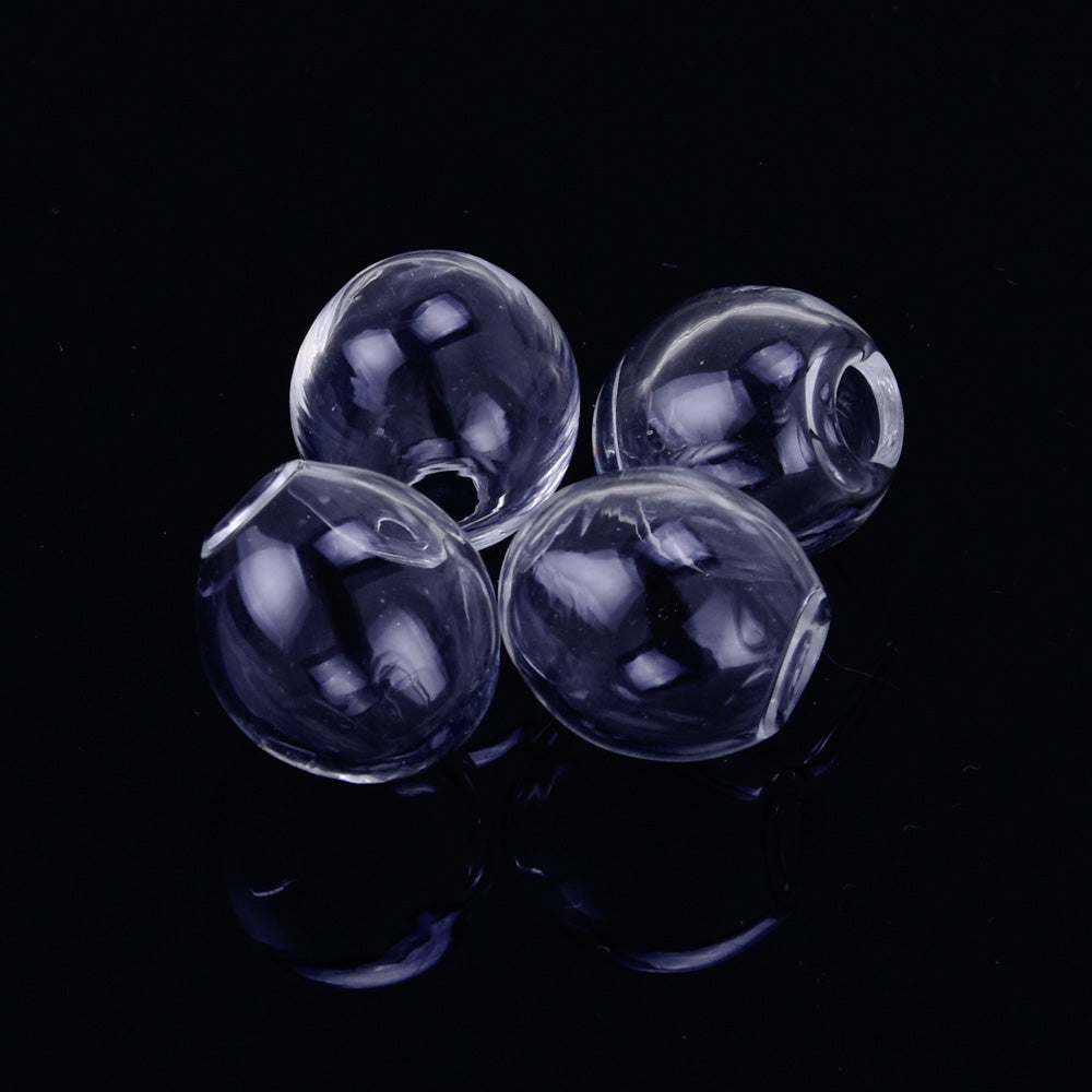 Mini glass bottle pendant  Handmade Jewelry 10*11mm Glass Bubble 2.5mm Aperture size 20pcs 10166150