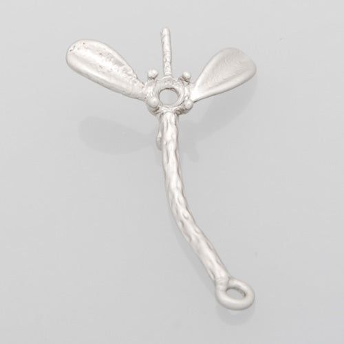 2013-2014 Fashion 23*11MM lovely modern charms,Dragonfly with two Holes,Matte Rhodium,suit for necklace/bracelet/earring ect,sold 10pcs per pkg