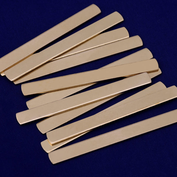 20pcs about 1/4"*3 1/4" tibetara®  Brass Metal Stamping Blank metal blanks cuff bracelet Ring Custom 18 Gauges 10186450