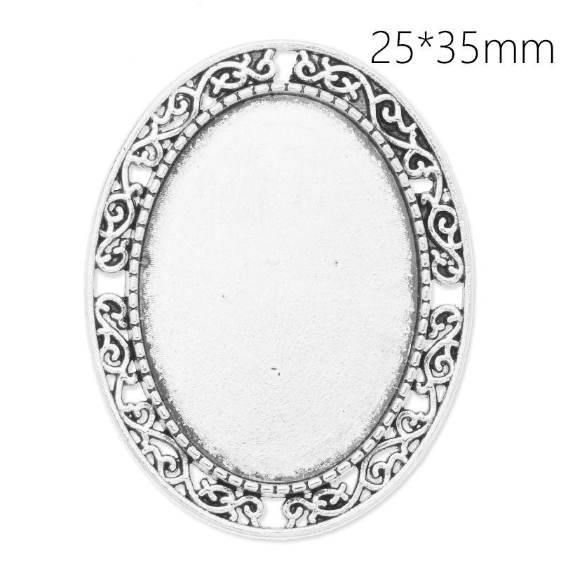 25x35mm anqitue silver plated oval brooch blank,brooch bezel,zinc alloy,lead and nickle free,sold by 10pcs/lot