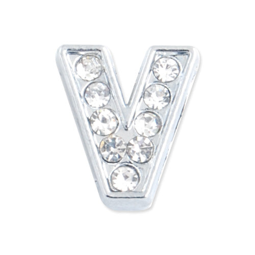 12*11*5 MM Clear Crystal Rhinestone Letter 
