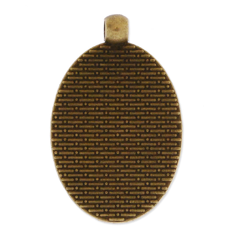 20x30mm Simple oval pendant tray,zinc alloy filled,antique Bronze plated,20pcs/lot