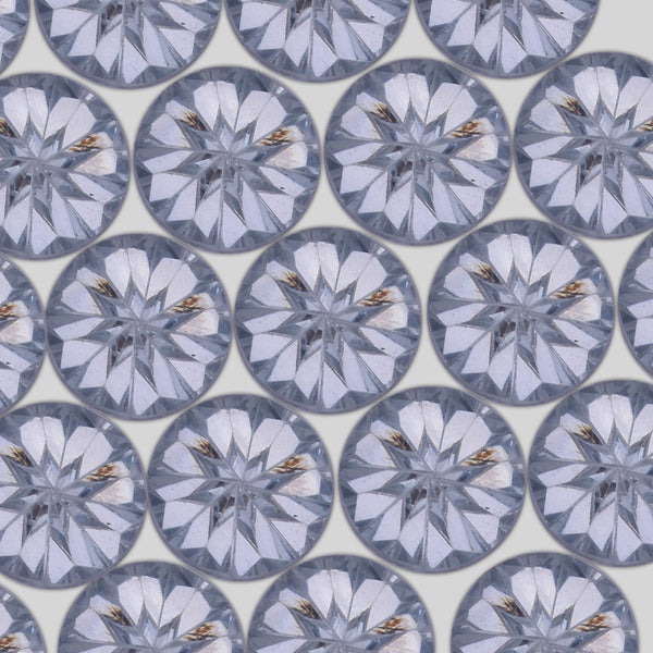 10mm Round Druzy Resin Embellishment Cabochons Prism Cabochons Glitter Cabochons white