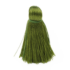 3cm Silky Tassels,Pale Green Fashion Mala Necklace Tassels, Handmade Jewelry Tassels, 20pcs/lot