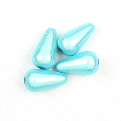Top Quality 6*10mm Teardrop Miracle Beads,Sapphire,Sold per pkg of about 2800 Pcs