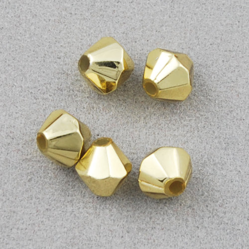 5*5 MM Coated Beads,Gold,Sold per by one package of 10000 PCS