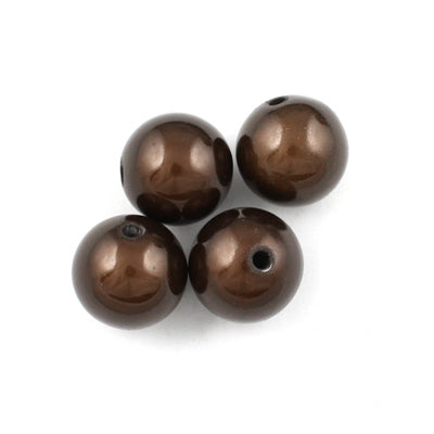 Top Quality 4mm Round Miracle Beads,Deep Coffee,Sold per pkg of about 16000 Pcs