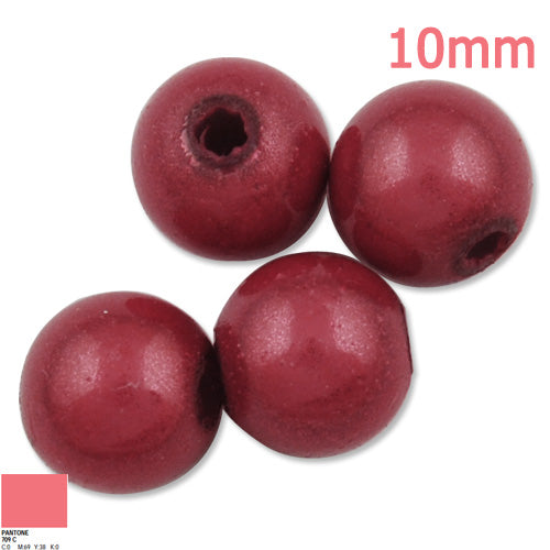 2013-2014 New style Top Quality 10mm Round Miracle Beads,Coral,Sold per pkg of about 950PCS