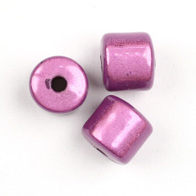 Top Quality 8*8mm Tube Miracle Beads,Purple,Sold per pkg of about 1300 Pcs