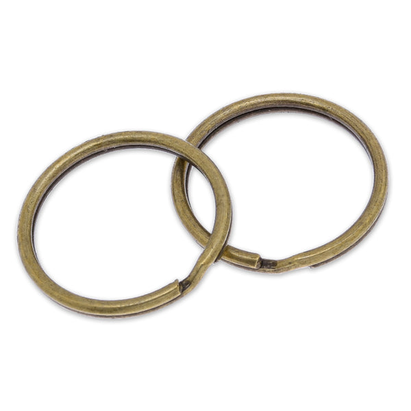 22mm Iron Keychain Rings Split Ring Key Ring Metal Keychain Rings Clasps personalized keyring antique bronze 50 pcs 10183208