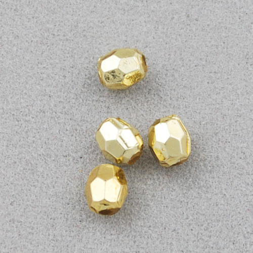 4.5*4 MM Coated Beads,Gold,Sold per by one package of 15700 PCS