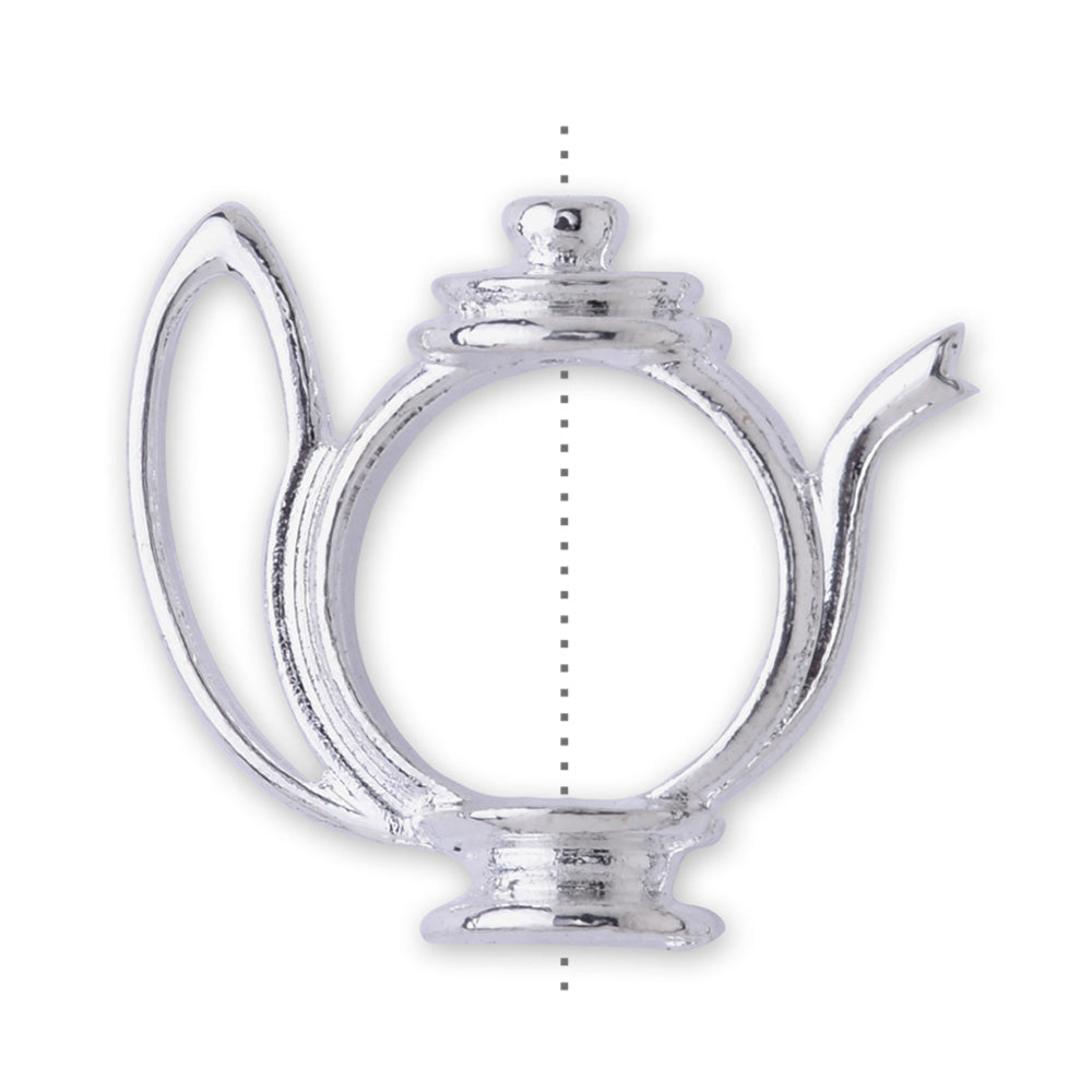 20 beaded pendant Teapot Necklace Easy used for size of beads is 12mm Teapot Jewelry