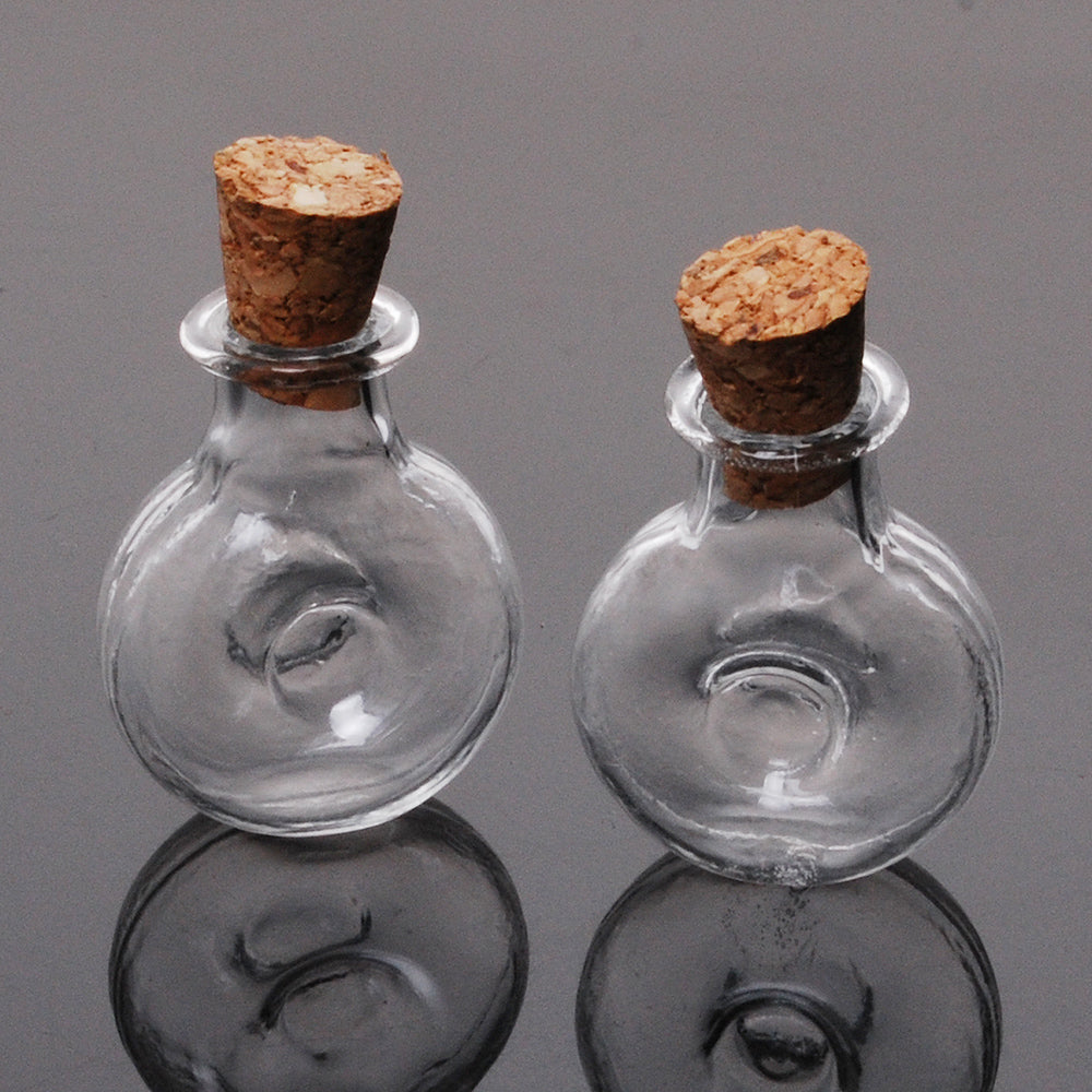29*24mm Cute mini clear cork stopper glass bottles,small glass bottles with cork,small wish bottles,vials jars containers,empty glass bottles,10pcs/lots