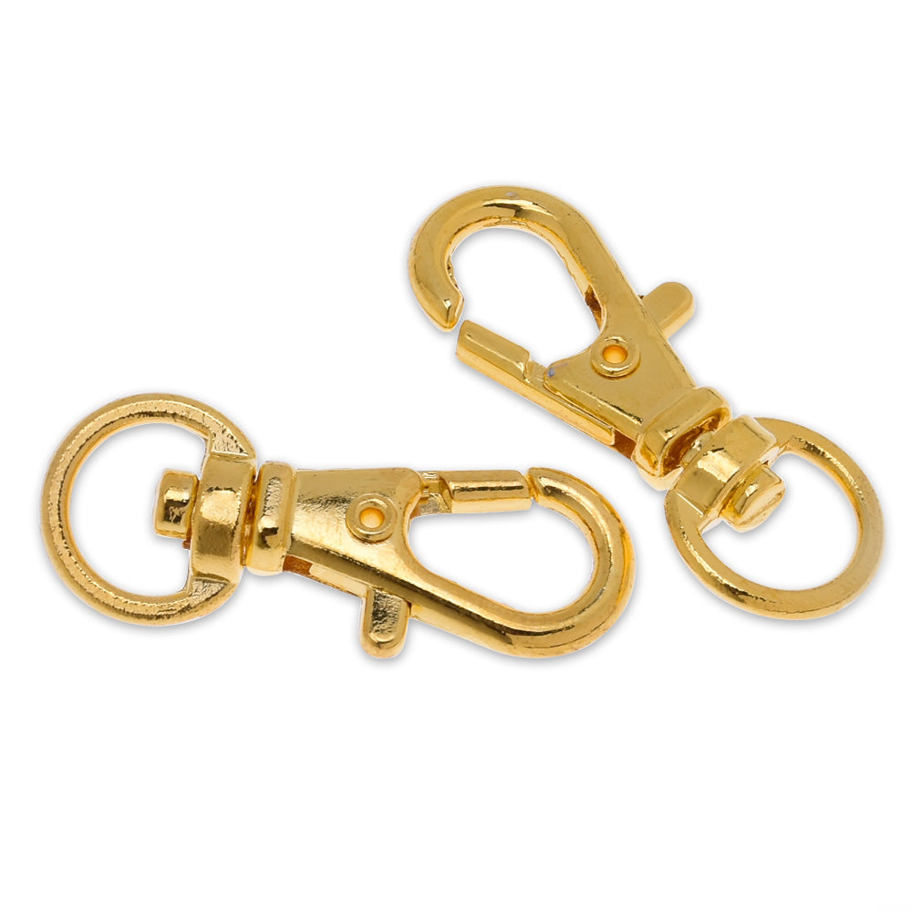 32*12mm Zinc alloy Key Chain with lobster clasp Wallet Chain Clasp Personalized Gift gold 30 pcs 10182604