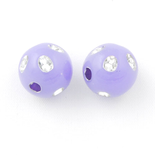 8 MM Plastic Beads with diamond,Sold per pkg of 2400 PCS