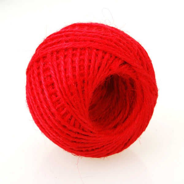 Natural Jute Bakers Twine 3 ply Rope,Wedding Wrapping Cord Thread Crafts 50M 1 Roll/Lot