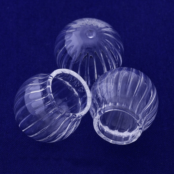 10pcs Glass Jars 20*30mm Single hole White Clear glass for jewelry Necklace Pendant making Clear Glass wishing Bottles