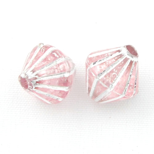 6 MM Silver Line Plastic Beads,Sold per one package of 5800 PCS