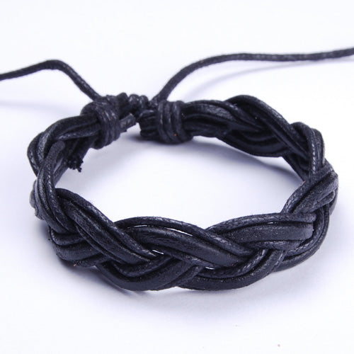 Fashion popular Braided Leather Bracelet,bracelets for men,fashion adjustable bracelet,sold 10pcs per pkg