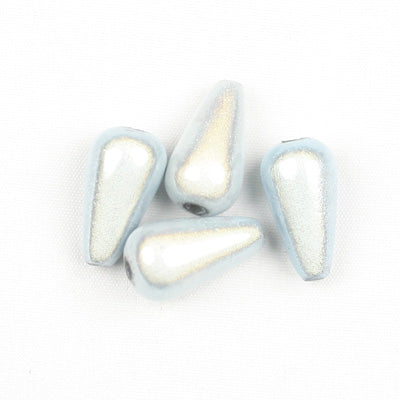 Top Quality 6*10mm Teardrop Miracle Beads,Ice Blue,Sold per pkg of about 2800 Pcs