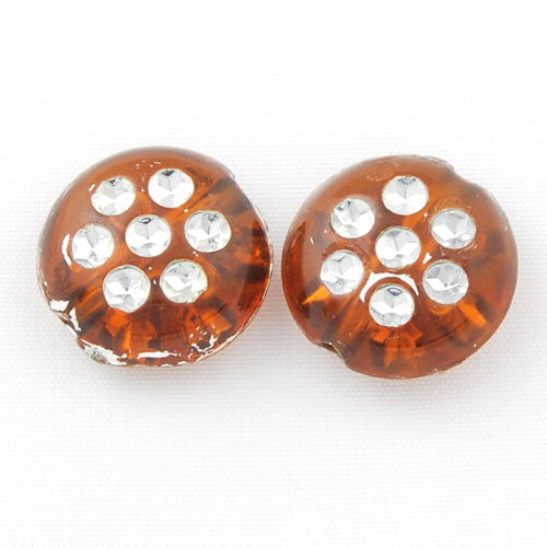 5*10 MM Plastic Beads with diamond,Sold per pkg of 2000 PCS