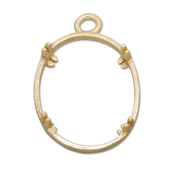 13*18MM Oval Brass Gemstone Bezel,Raw Brass,charms links,sold 20pcs per lot
