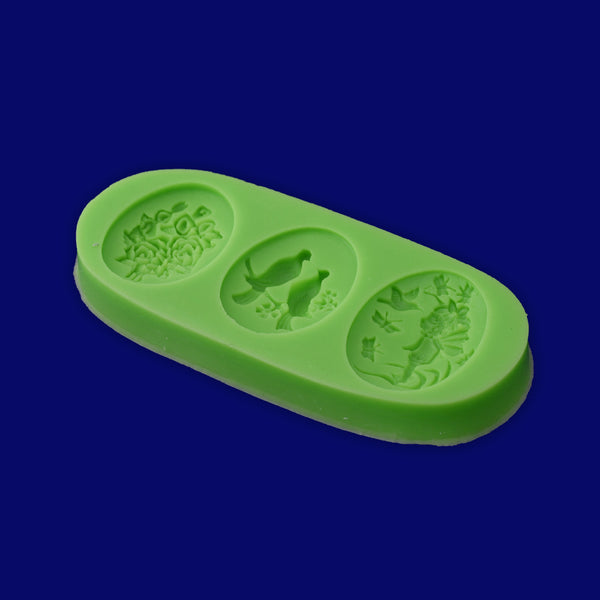 1  Oval 11*4.7*1.1cm girl and butterfly bird folwer Jewelry Making Mold Handmade Resin Mold Cake Mold