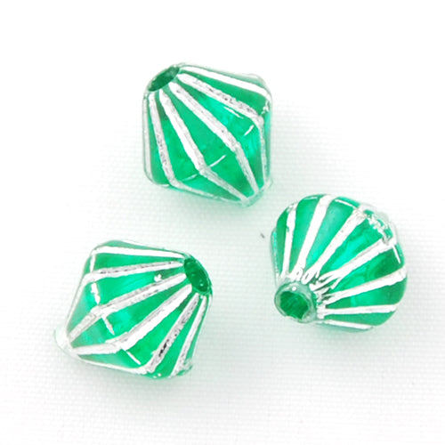 6 MM Silver Line Plastic Beads,Sold per one package of 5800 PCS
