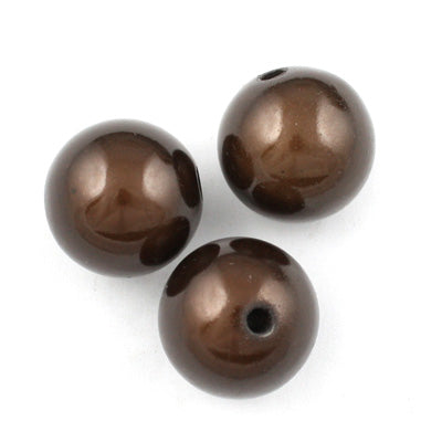 Top Quality 10mm Round Miracle Beads,Deep Coffee,Sold per pkg of about 1000 Pcs