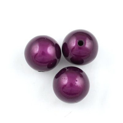Top Quality 8mm Round Miracle Beads,Dark Purple,Sold per pkg of about 2000 Pcs
