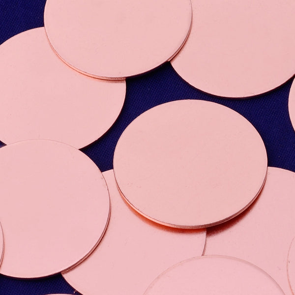 20pcs about 1 1/8" tibetara® Copper round shape Stamping supplies Metal Blank Fantastic Shine 18 Gauges