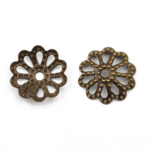 Metal Beads Caps,8MM,Antique Bronz Plated,Sold 2000 pcs per Pkg
