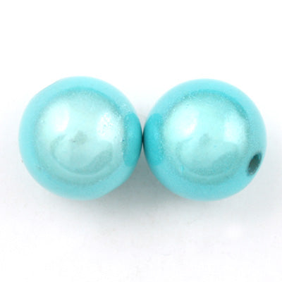 Top Quality 16mm Round Miracle Beads,Sapphire,Sold per pkg of about 250 Pcs